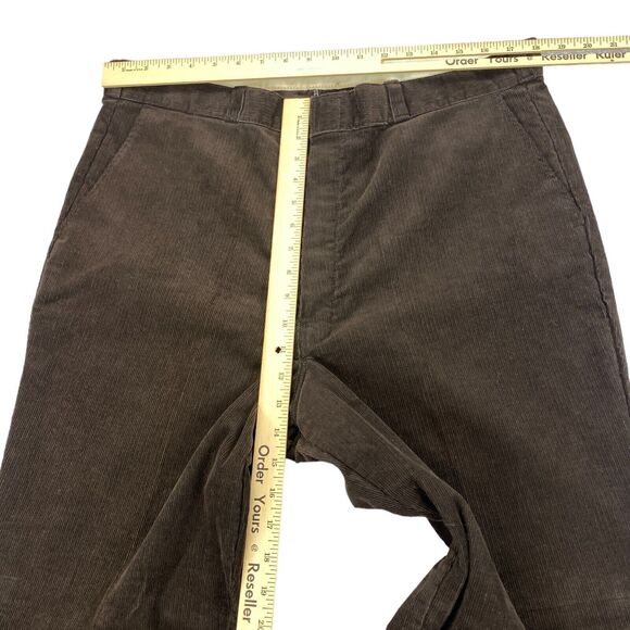 Vintage Big Mac Workwear Pants Mens 38x31 Brown Corduroy Wide Leg USA - Picture 6 of 12